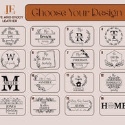 Personalized Leather Bookmark