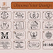 Personalized Calfskin Leather Toiletry Bag: Engraved Travel Dopp Kit