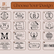 Personalized Sports Leather Mousepad, Engraved Calfskin Desk Pad