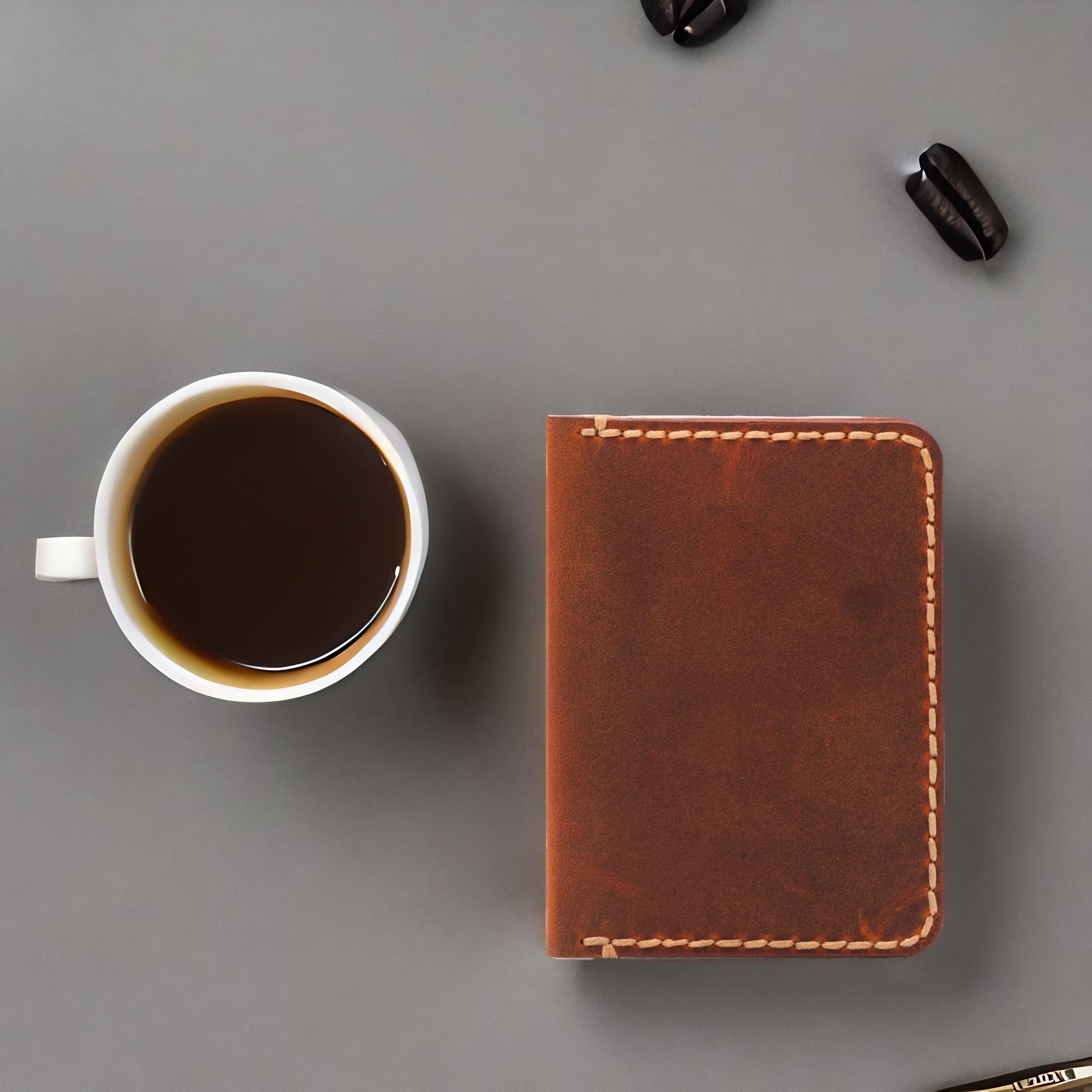 Handmade Genuine Leather Wallet with Vertical & Horizontal Card Slots – Customizable & Hand-Stitched